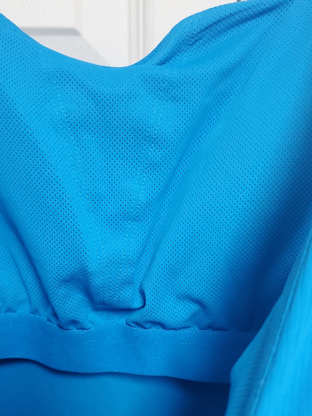 All In Motion Rib Short Bodysuit/Blue - Picture 12 of 16